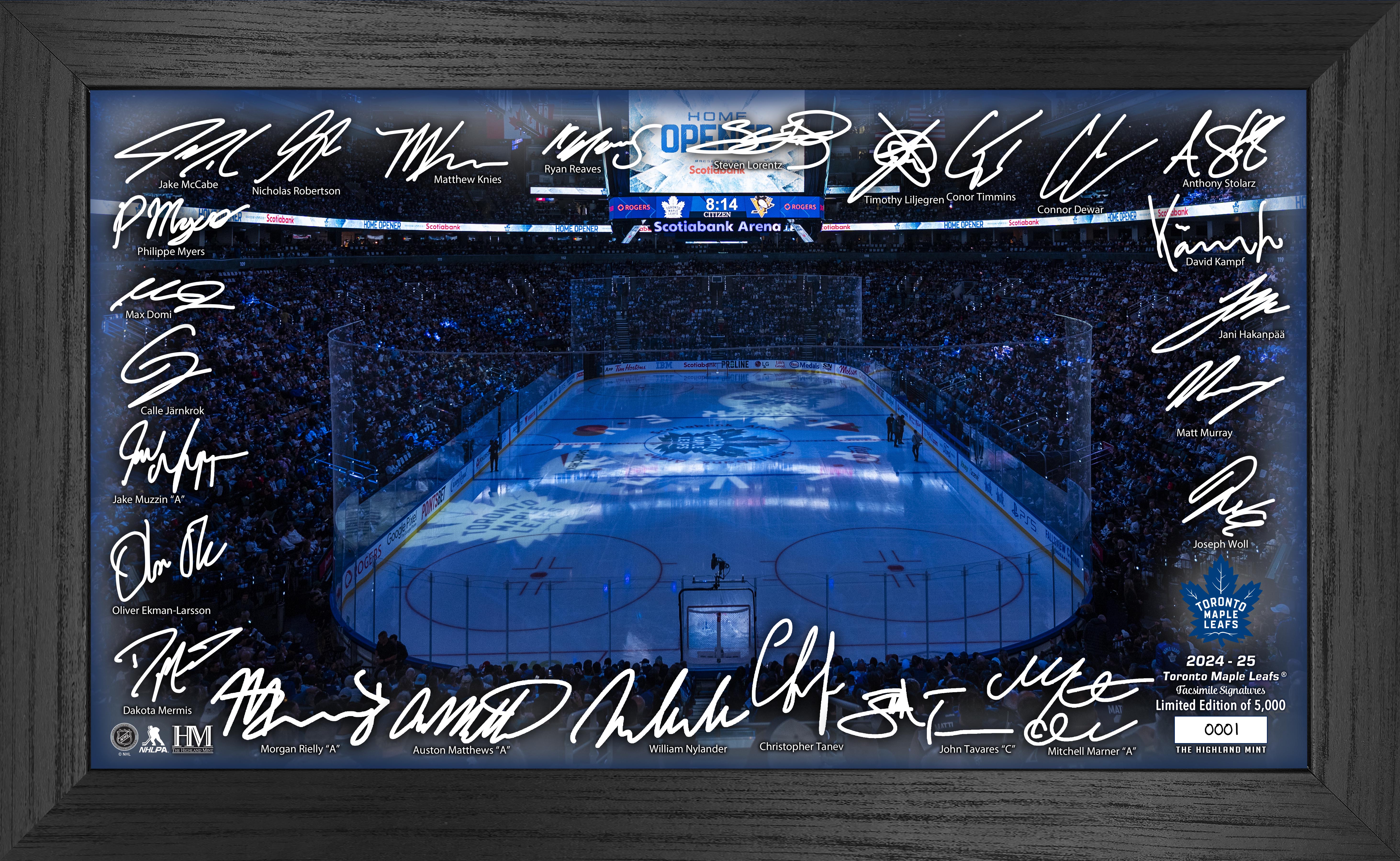 Toronto Maple Leafs 2024-25 Signature Rink - Sports Collectibles, Sports Memorabilia, Sports Fan Shop, Sports Gifts