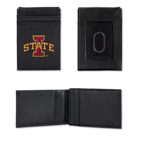 NCAA  Iowa State Cyclones  Embroidered Front Pocket Wallet - Slim/Light Weight - Great Gift Item