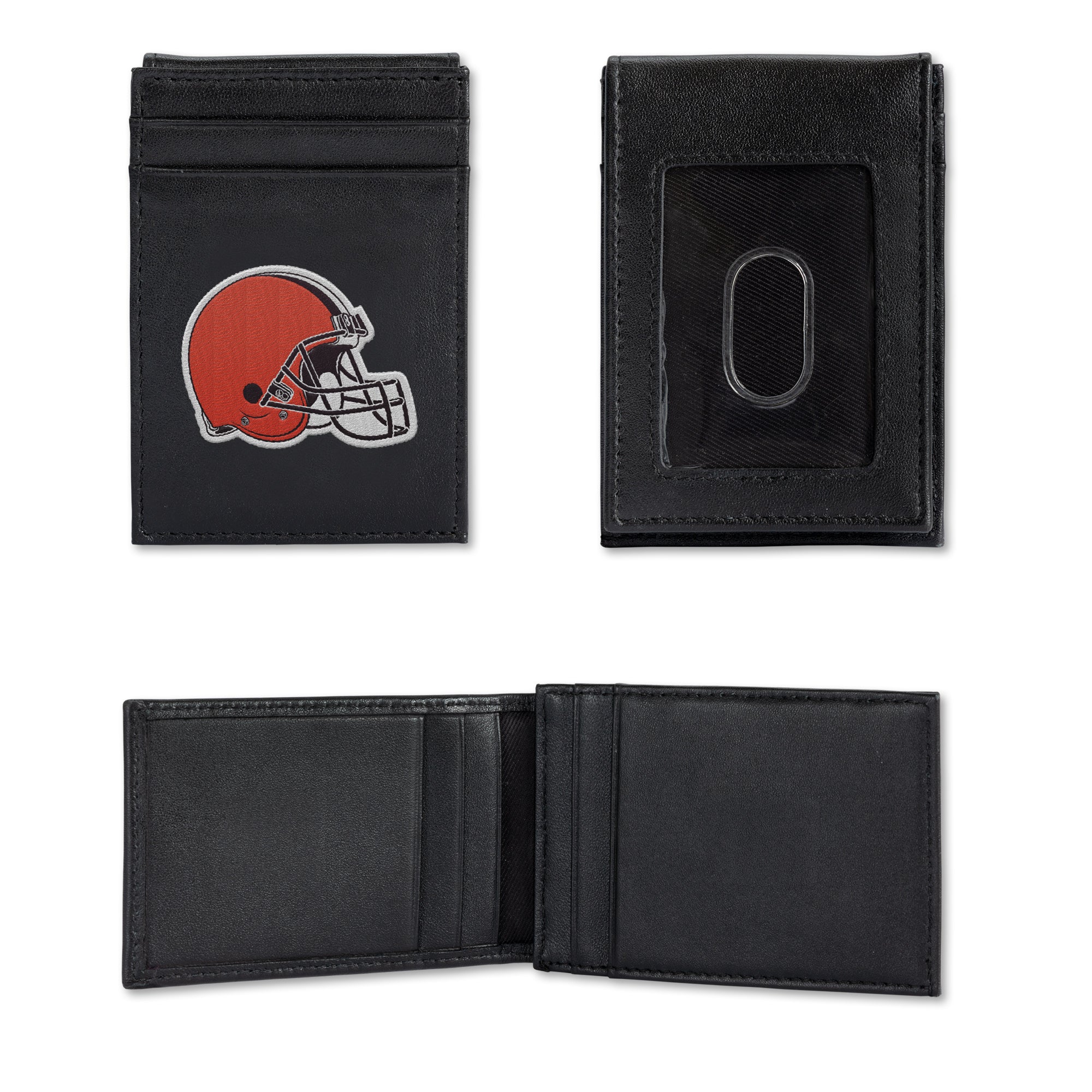 NFL Football Cleveland Browns  Embroidered Front Pocket Wallet - Slim/Light Weight - Great Gift Item