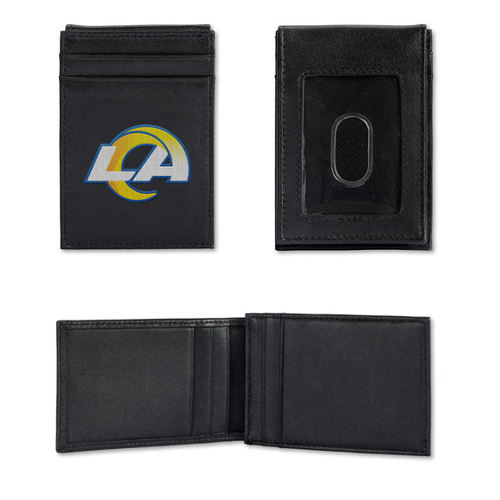 NFL Football Los Angeles Rams  Embroidered Front Pocket Wallet - Slim/Light Weight - Great Gift Item