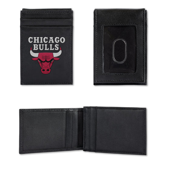 NBA Basketball Chicago Bulls  Embroidered Front Pocket Wallet - Slim/Light Weight - Great Gift Item
