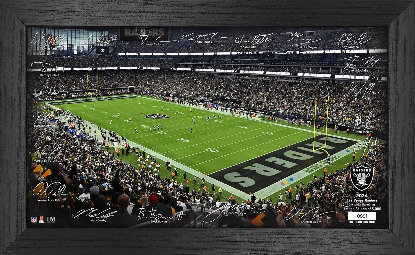 Las Vegas Raiders 2024 NFL Signature Gridiron - Sports Collectibles, Sports Memorabilia, Sports Fan Shop, Sports Gifts