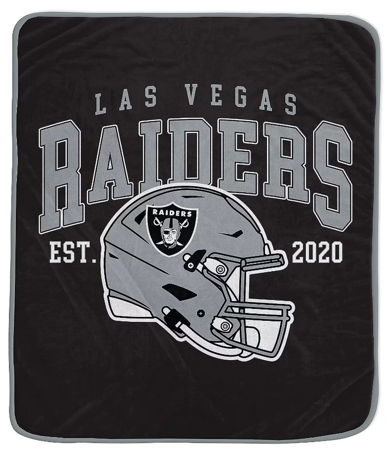Las Vegas Raiders 50" x 60" Vintage Arch Block Blanket - Sports Collectibles, Sports Memorabilia, Sports Fan Shop, Sports Gifts