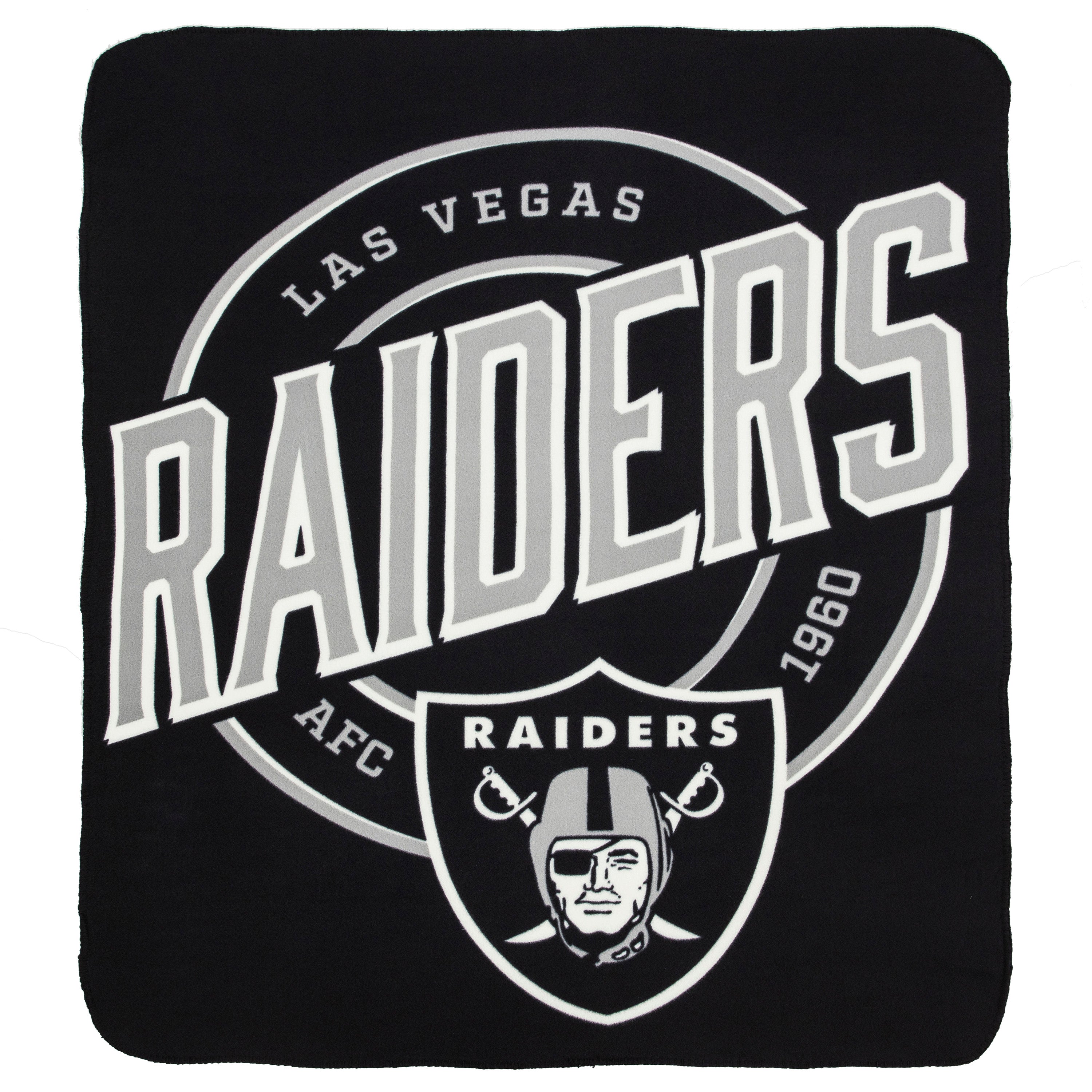 Las Vegas Raiders 50" x 60" Campaign Fleece Blanket - Sports Collectibles, Sports Memorabilia, Sports Fan Shop, Sports Gifts