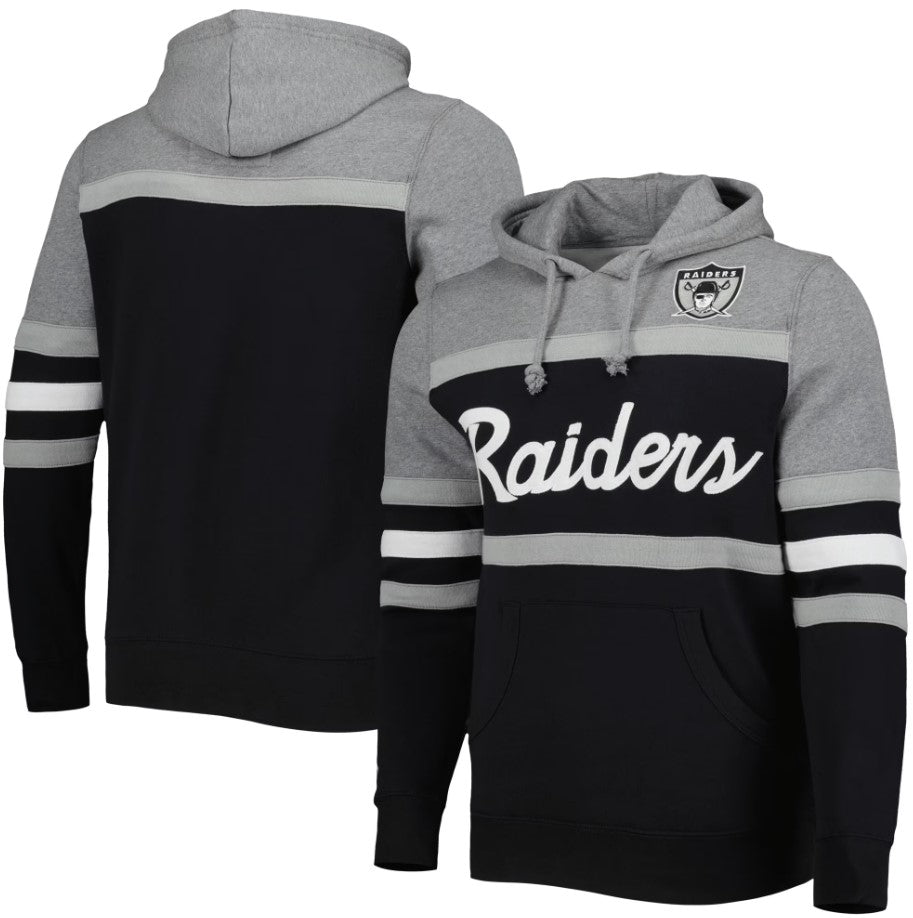 Las Vegas Raiders Mitchell & Ness Head Coach Hoodie - Sports Collectibles, Sports Memorabilia, Sports Fan Shop, Sports Gifts