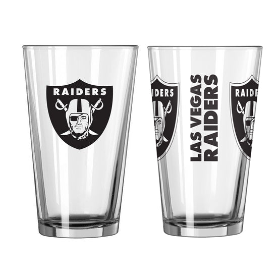 Las Vegas Raiders Game Day Pint Glass - Sports Collectibles, Sports Memorabilia, Sports Fan Shop, Sports Gifts