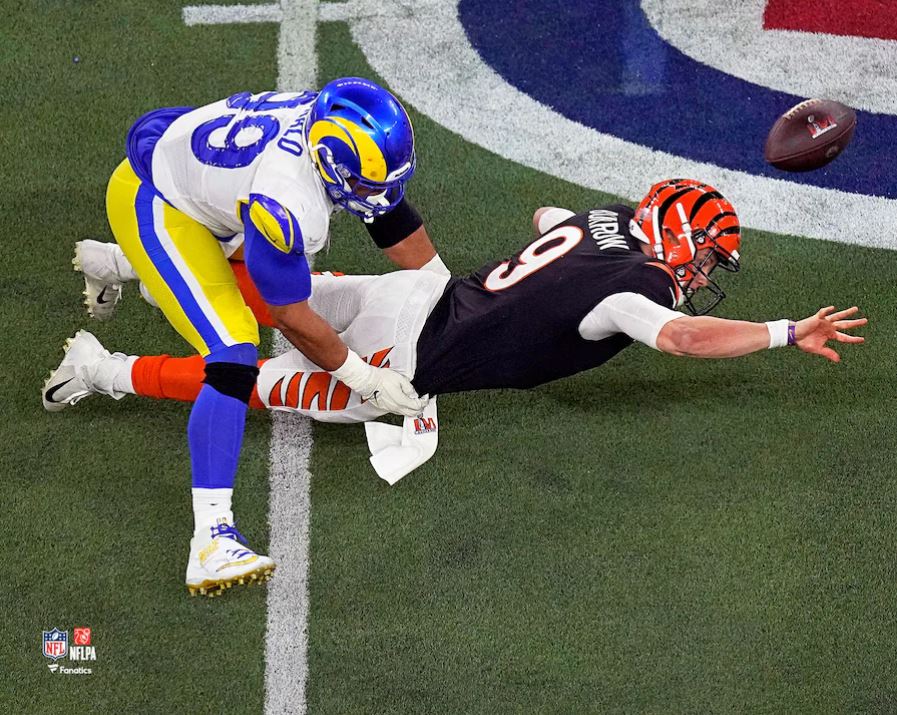 Aaron Donald Super Bowl LVI Final Play Los Angeles Rams 8" x 10" Football Photo - Sports Collectibles, Sports Memorabilia, Sports Fan Shop, Sports Gifts