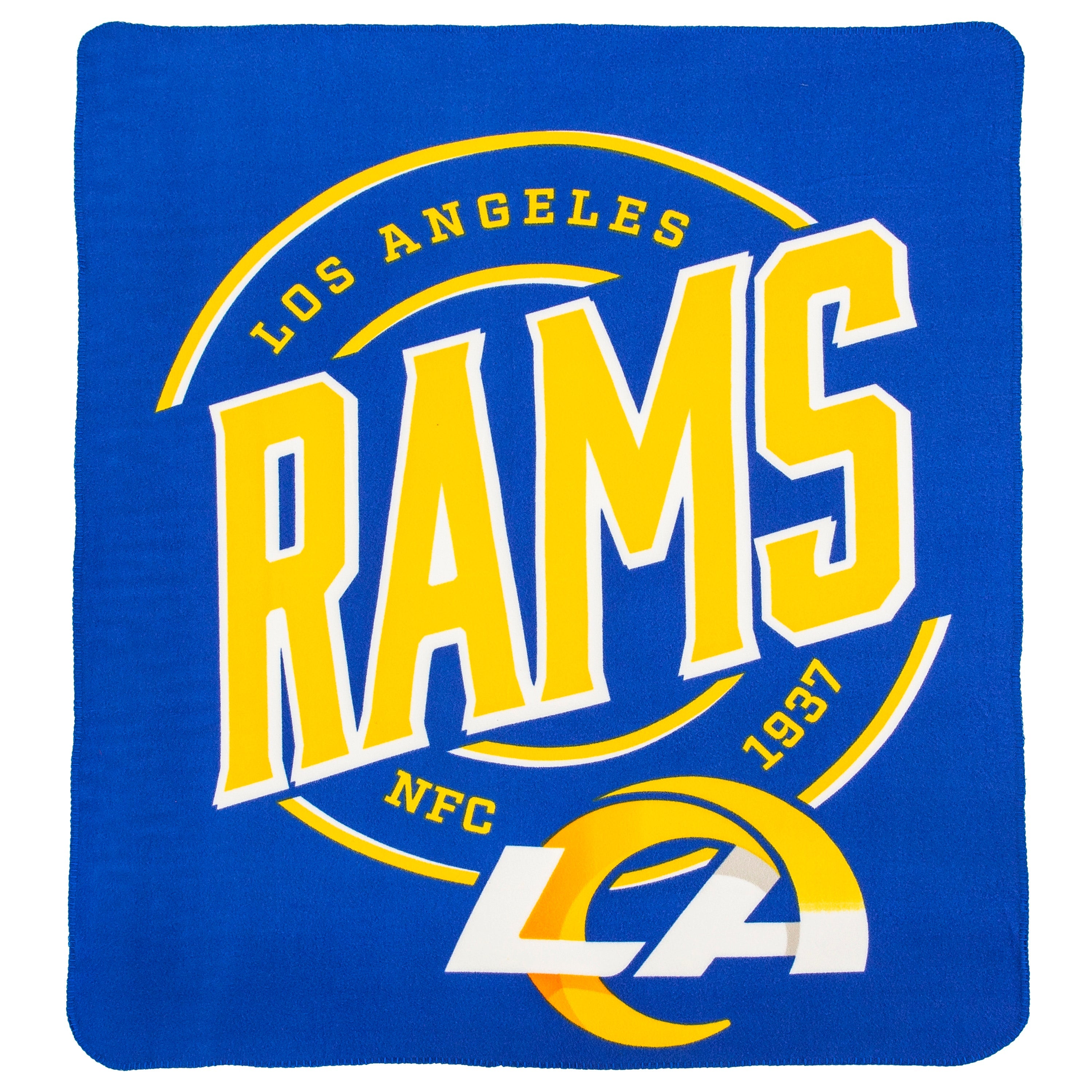 Los Angeles Rams 50" x 60" Campaign Fleece Blanket - Sports Collectibles, Sports Memorabilia, Sports Fan Shop, Sports Gifts
