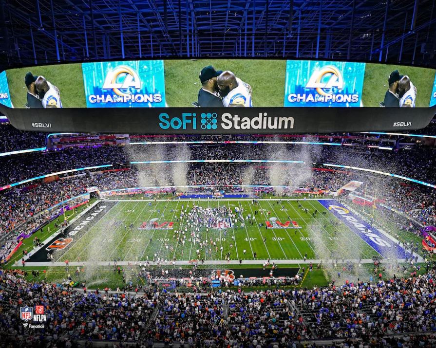 Los Angeles Rams SoFi Stadium Super Bowl LVI Champions 8" x 10" Football Photo - Sports Collectibles, Sports Memorabilia, Sports Fan Shop, Sports Gifts