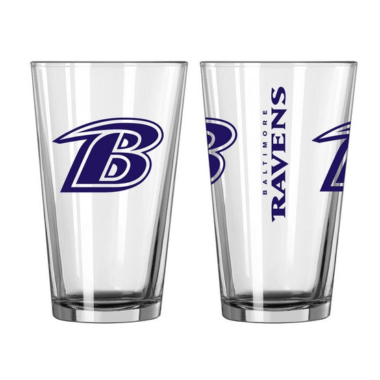 Baltimore Ravens Game Day Pint Glass - Sports Collectibles, Sports Memorabilia, Sports Fan Shop, Sports Gifts