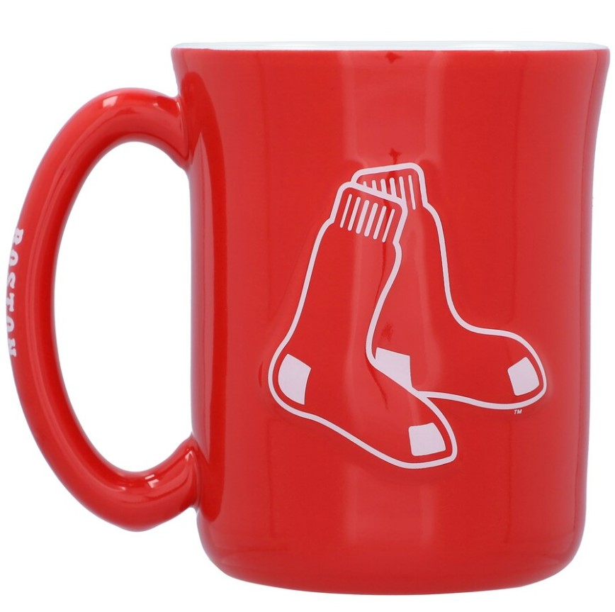 Boston Red Sox Logo Café Coffee Mug - Sports Collectibles, Sports Memorabilia, Sports Fan Shop, Sports Gifts