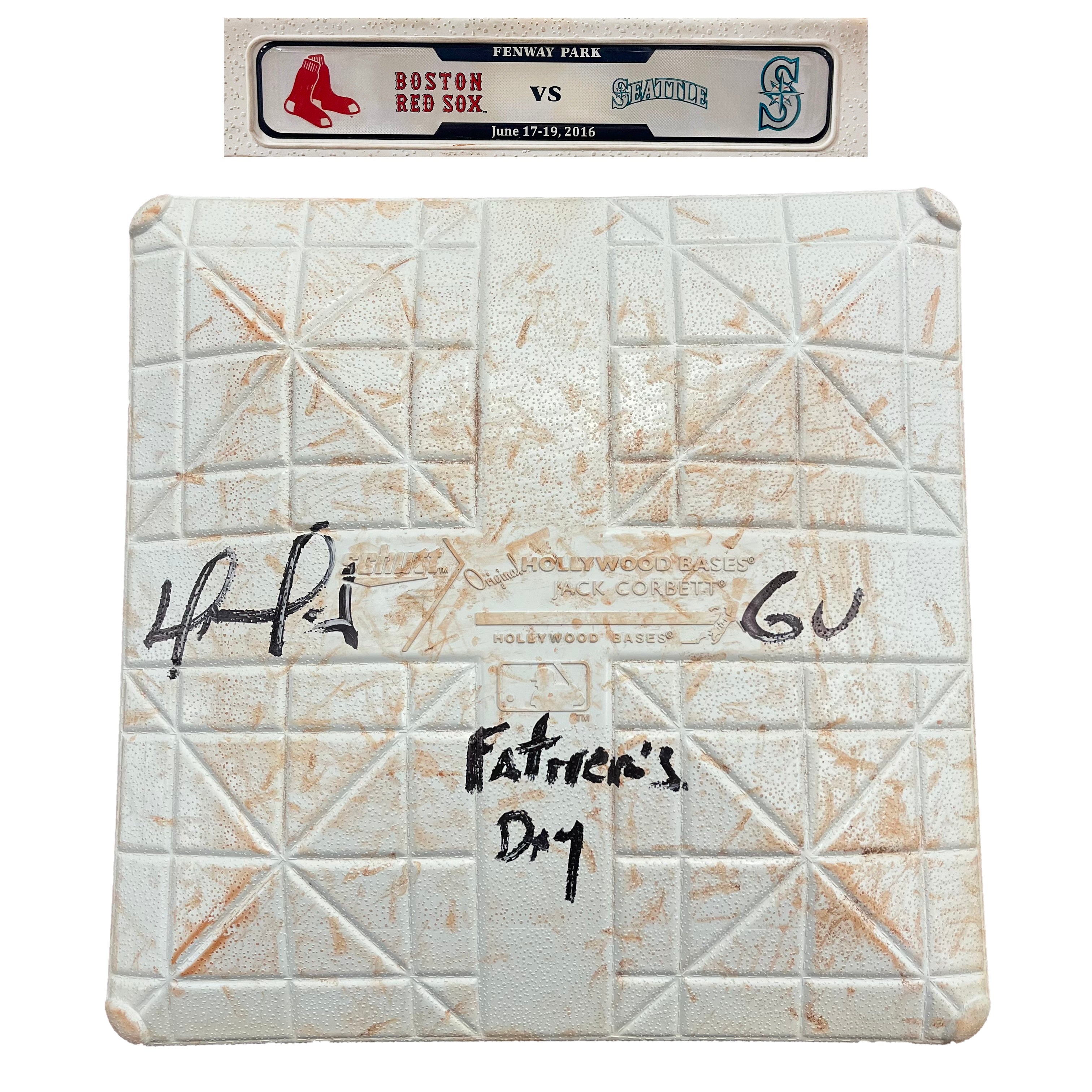 David Ortiz Boston Red Sox Autographed Baseball Game-Used Base - Sports Collectibles, Sports Memorabilia, Sports Fan Shop, Sports Gifts