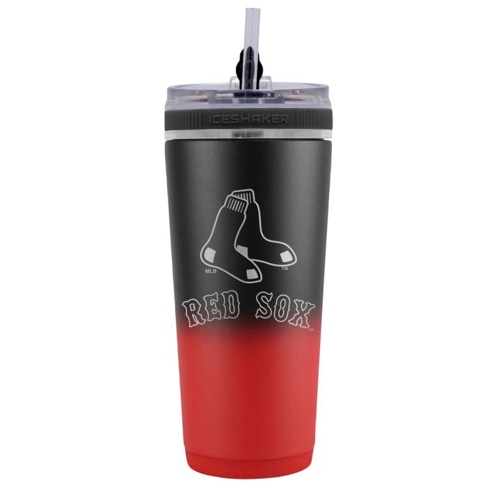 Boston Red Sox 26 oz Stainless Steel Ice Shaker Bottle - Sports Collectibles, Sports Memorabilia, Sports Fan Shop, Sports Gifts