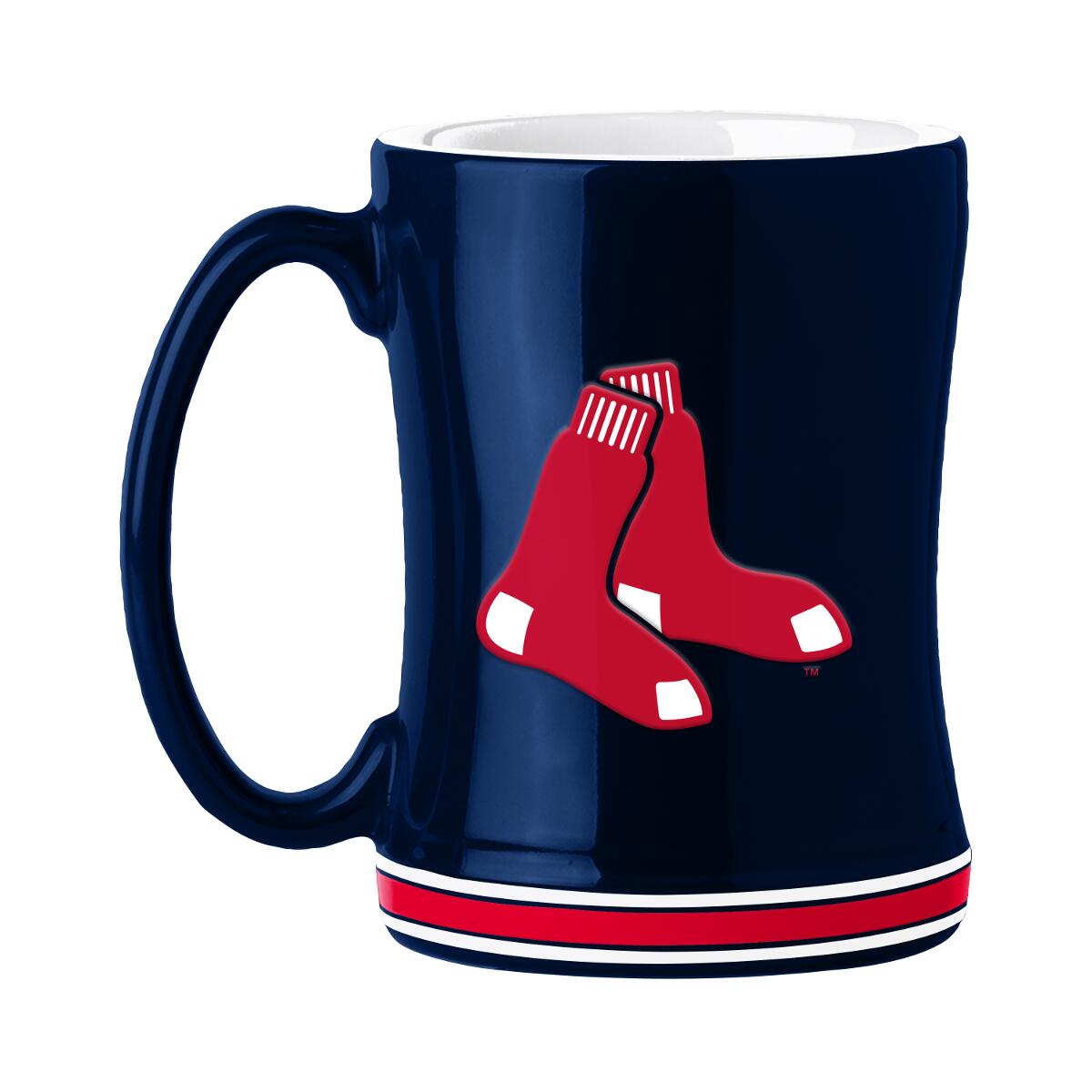 Boston Red Sox Logo Relief Coffee Mug - Sports Collectibles, Sports Memorabilia, Sports Fan Shop, Sports Gifts