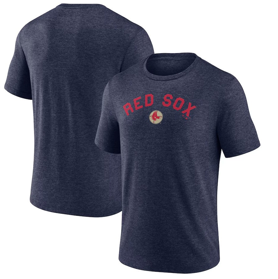 Boston Red Sox Cooperstown Series Sweep Tri-Blend T-Shirt - Navy - Sports Collectibles, Sports Memorabilia, Sports Fan Shop, Sports Gifts