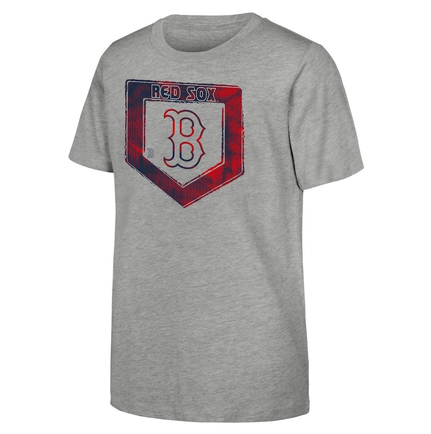 Boston Red Sox Youth Stolen Base T-Shirt - Heather Gray - Sports Collectibles, Sports Memorabilia, Sports Fan Shop, Sports Gifts