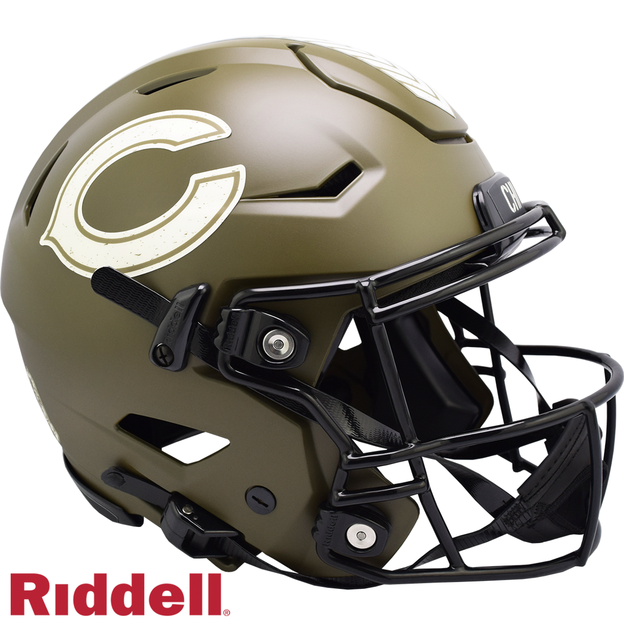 Chicago Bears Helmet Riddell Authentic Full Size SpeedFlex Style Salute To Service - Sports Collectibles, Sports Memorabilia, Sports Fan Shop, Sports Gifts
