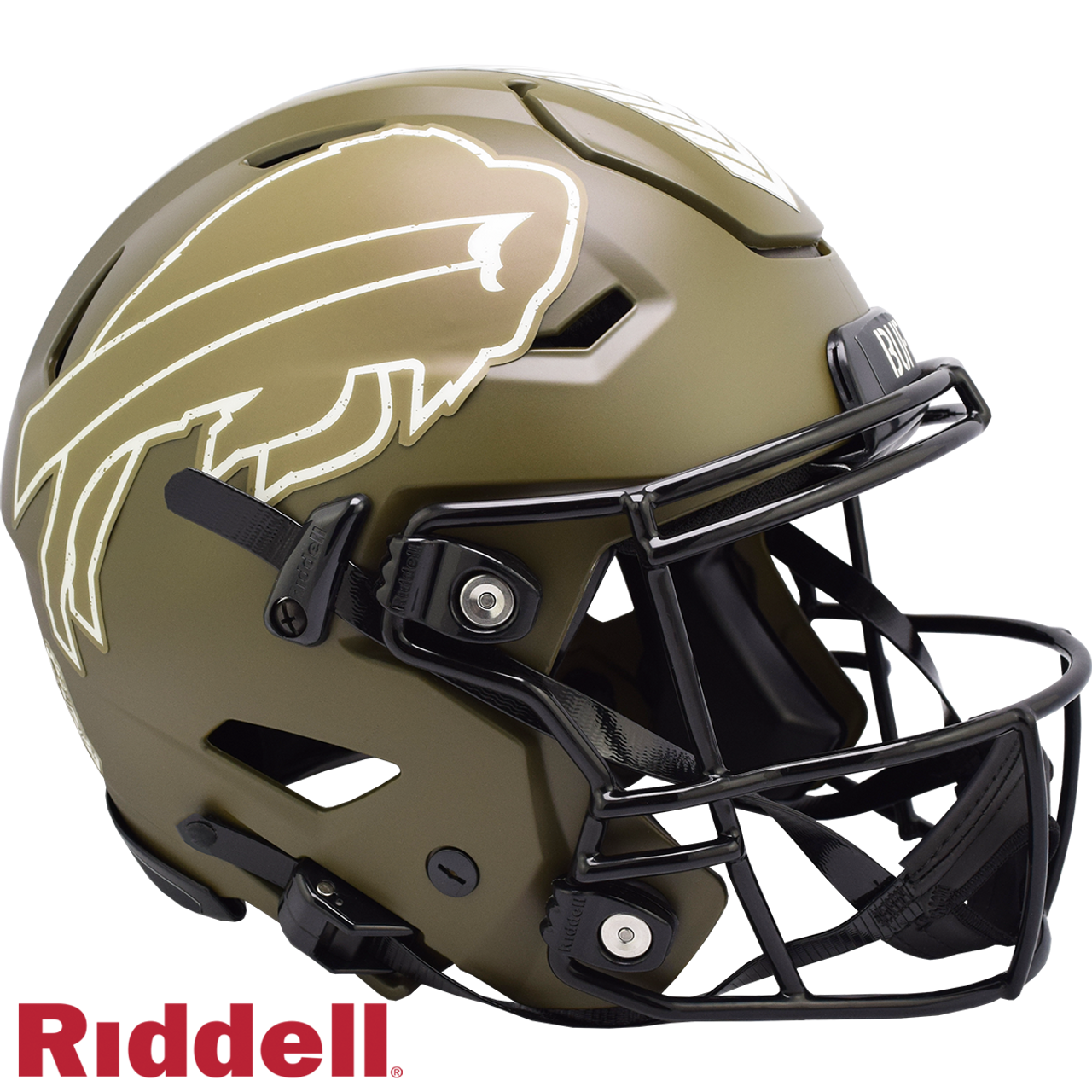 Buffalo Bills Helmet Riddell Authentic Full Size SpeedFlex Style Salute To Service - Sports Collectibles, Sports Memorabilia, Sports Fan Shop, Sports Gifts