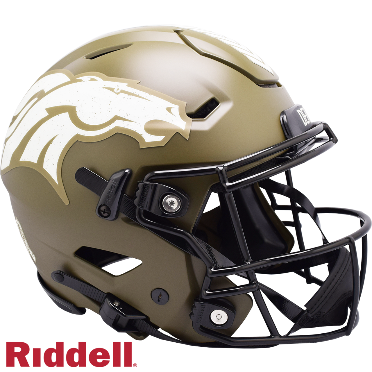 Denver Broncos Helmet Riddell Authentic Full Size SpeedFlex Style Salute To Service - Sports Collectibles, Sports Memorabilia, Sports Fan Shop, Sports Gifts