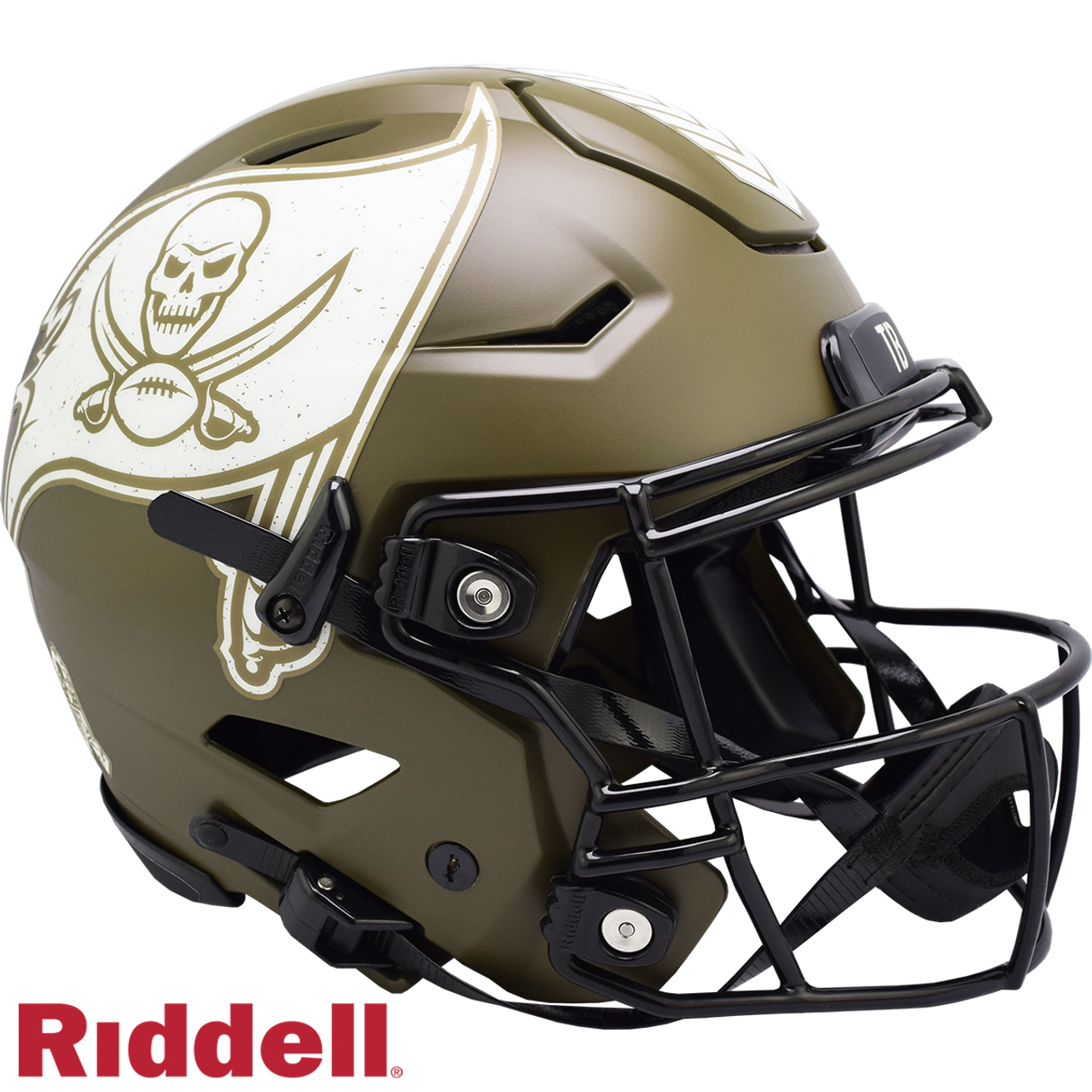 Tampa Bay Buccaneers Helmet Riddell Authentic Full Size SpeedFlex Style Salute To Service - Sports Collectibles, Sports Memorabilia, Sports Fan Shop, Sports Gifts