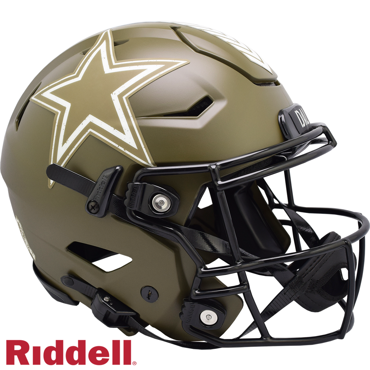 Dallas Cowboys Helmet Riddell Authentic Full Size SpeedFlex Style Salute To Service - Sports Collectibles, Sports Memorabilia, Sports Fan Shop, Sports Gifts
