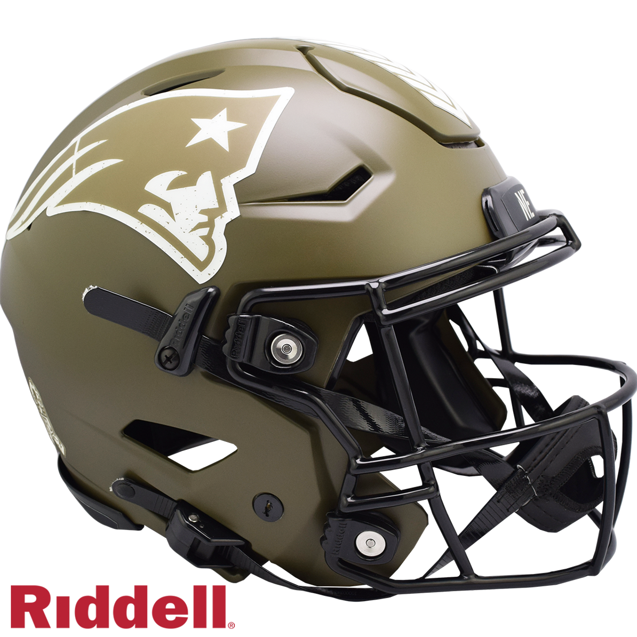 New England Patriots Helmet Riddell Authentic Full Size SpeedFlex Style Salute To Service - Sports Collectibles, Sports Memorabilia, Sports Fan Shop, Sports Gifts