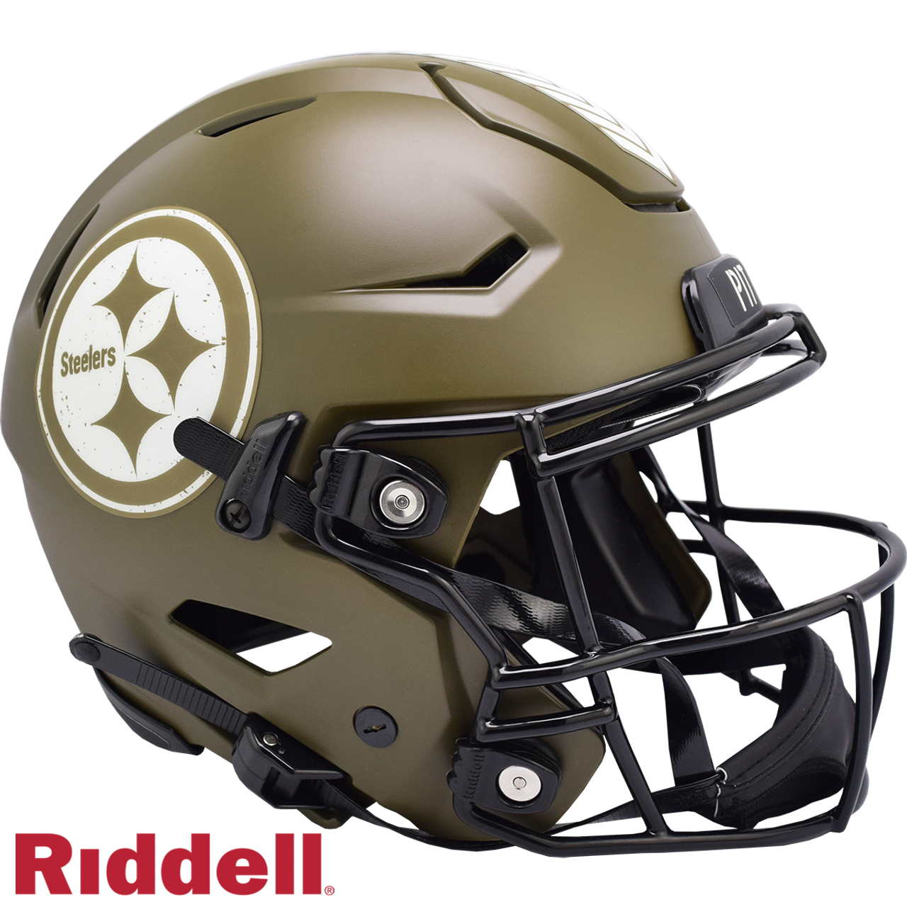 Pittsburgh Steelers Helmet Riddell Authentic Full Size SpeedFlex Style Salute To Service - Sports Collectibles, Sports Memorabilia, Sports Fan Shop, Sports Gifts