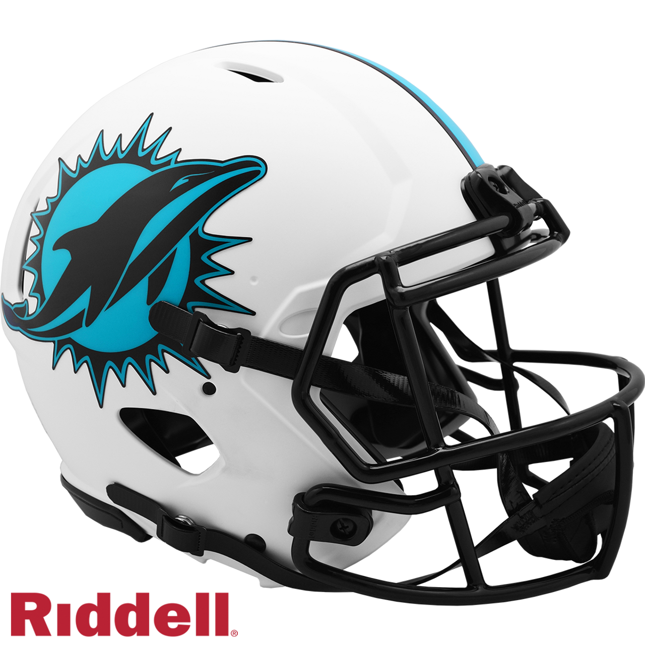 Miami Dolphins Helmet Riddell Authentic Full Size Speed Style Lunar Eclipse Alternate - Sports Collectibles, Sports Memorabilia, Sports Fan Shop, Sports Gifts