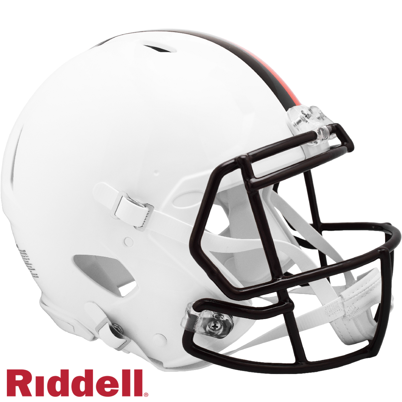 Cleveland Browns Helmet Riddell Authentic Full Size Speed Style On-Field Alternate 2023 White Out - Special Order