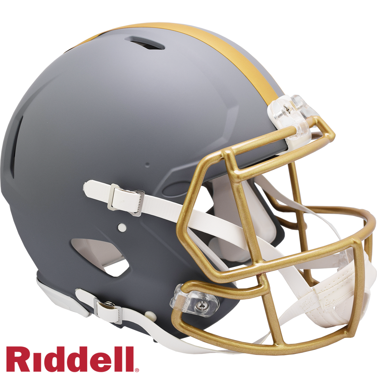 Cleveland Browns Helmet Riddell Authentic Full Size Speed Style Slate Alternate