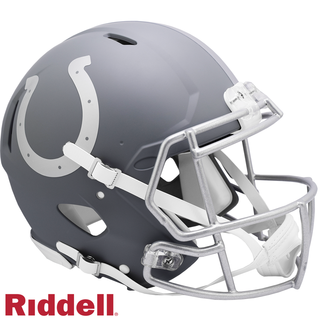 Indianapolis Colts Helmet Riddell Authentic Full Size Speed Style Slate Alternate