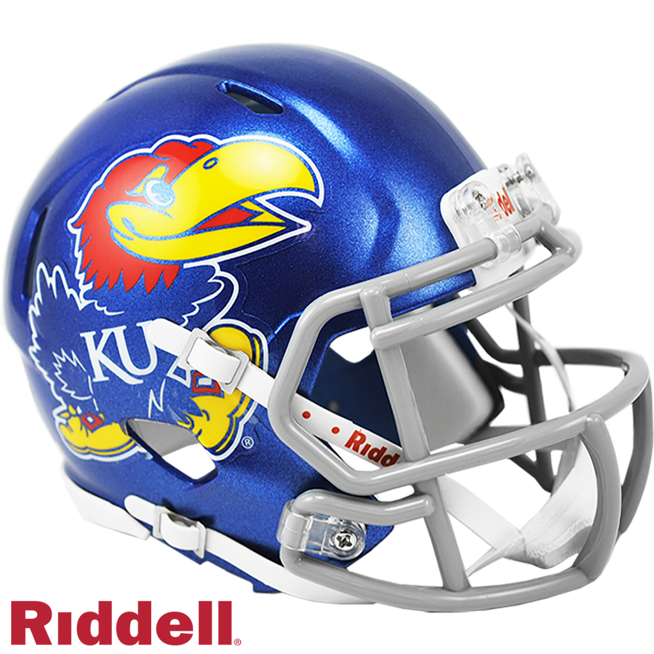 Kansas Jayhawks Helmet Riddell Replica Mini Speed Style
