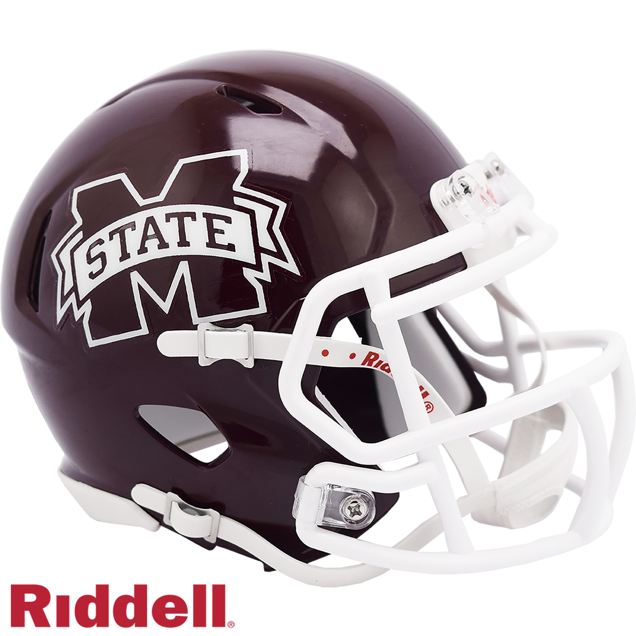 Mississippi State Bulldogs Helmet Riddell Replica Mini Speed Style - Sports Collectibles, Sports Memorabilia, Sports Fan Shop, Sports Gifts