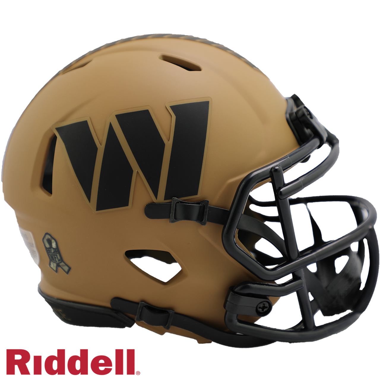 Washington Commanders Helmet Riddell Replica Mini Speed Style Salute To Service 2023 - 757 Sports Collectibles