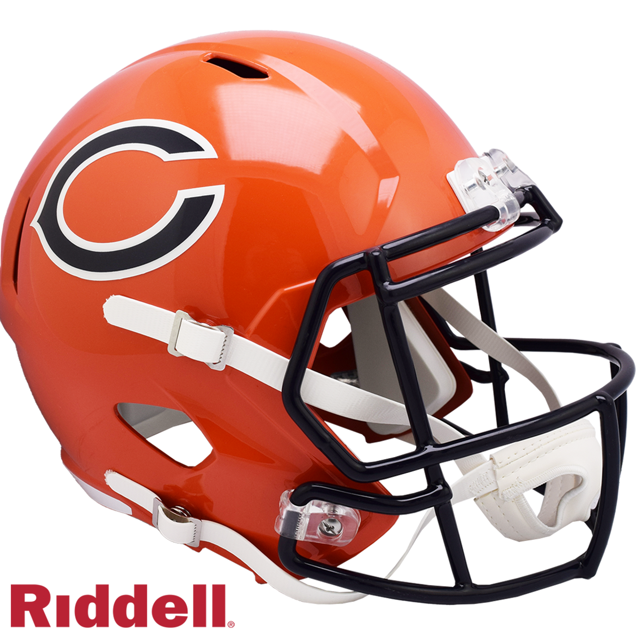 Chicago Bears Helmet Riddell Replica Full Size Speed Style On-Field Alternate - Sports Collectibles, Sports Memorabilia, Sports Fan Shop, Sports Gifts
