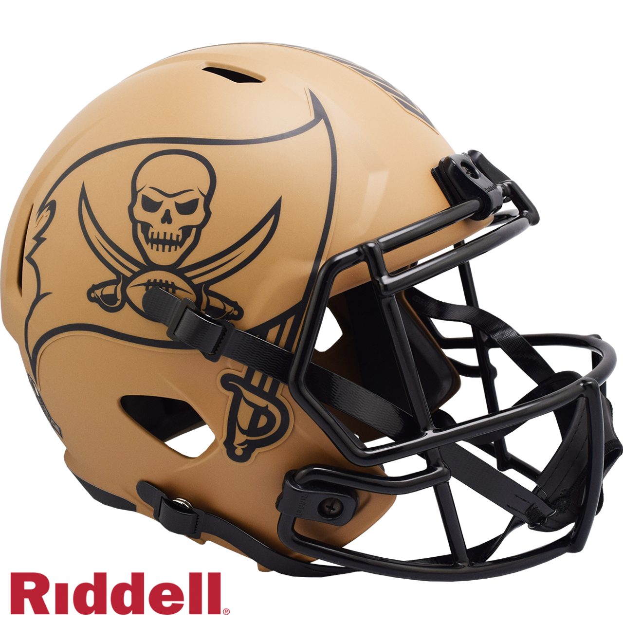 Tampa Bay Buccaneers Helmet Riddell Replica Full Size Speed Style Salute To Service 2023