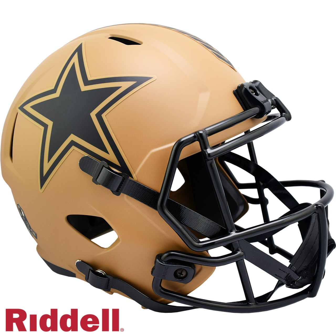 Dallas Cowboys Helmet Riddell Replica Full Size Speed Style Salute To Service 2023
