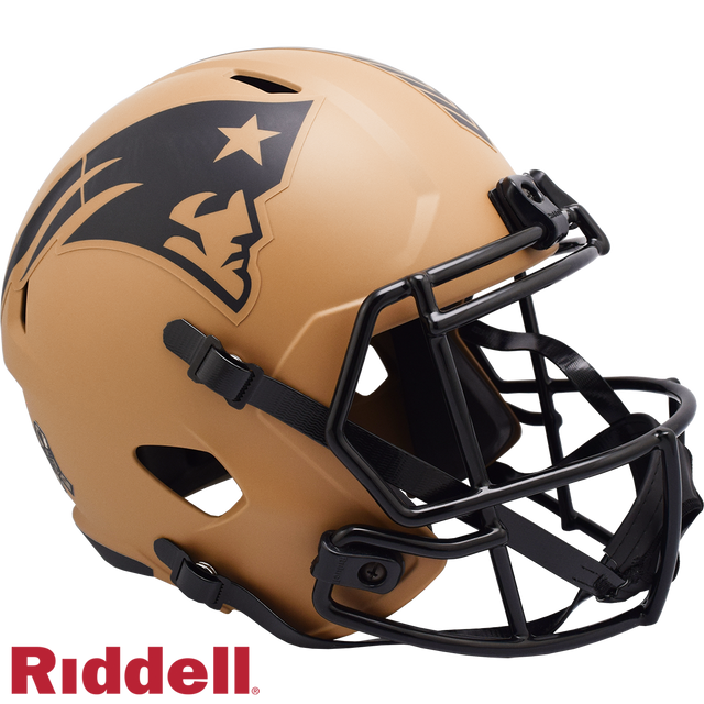 New England Patriots Helmet Riddell Replica Full Size Speed Style Salute To Service 2023 - 757 Sports Collectibles