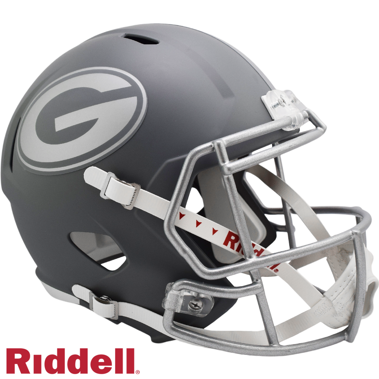 Georgia Bulldogs Helmet Riddell Replica Full Size Speed Style Slate Alternate