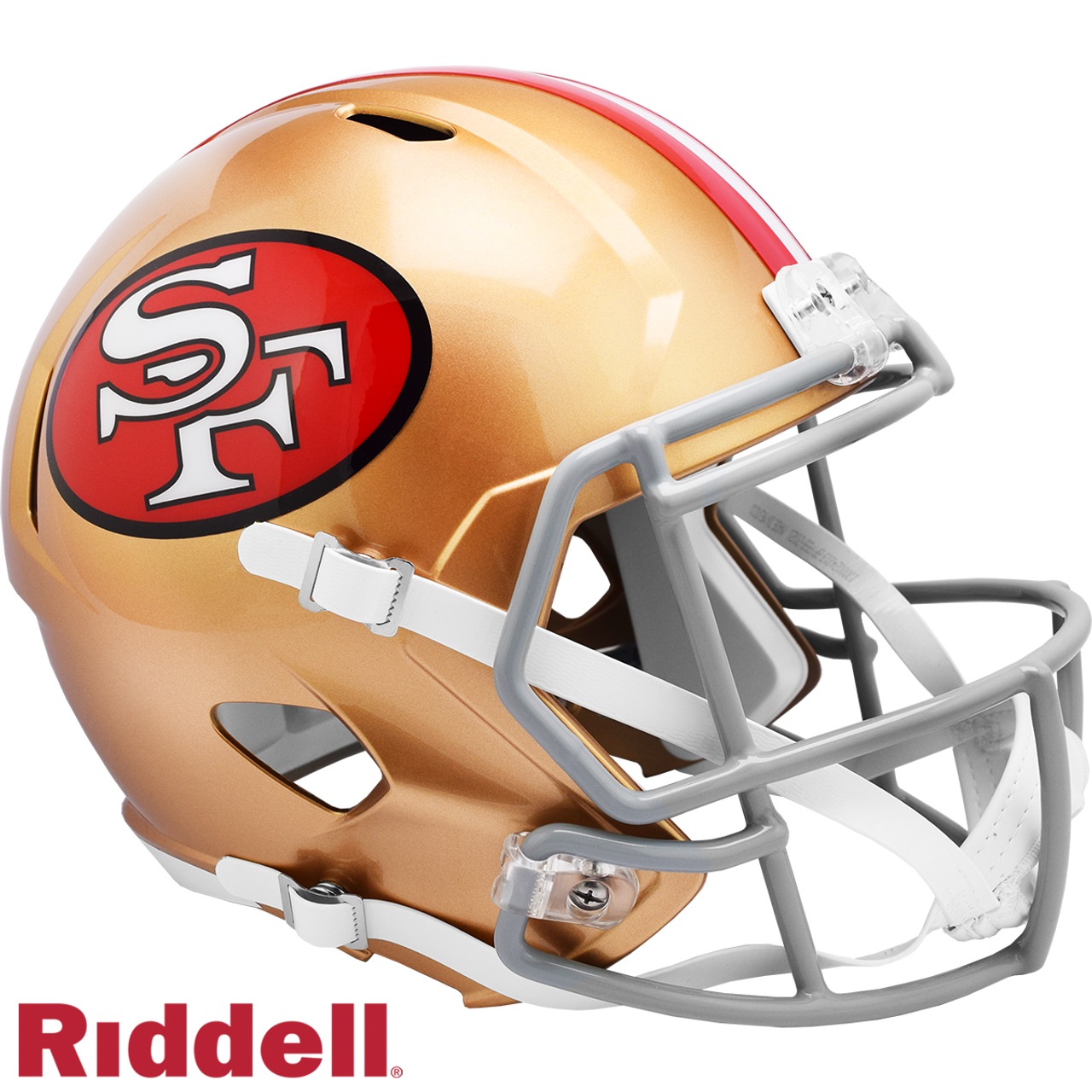 San Francisco 49ers Helmet Riddell Replica Full Size Speed Style 1964-1995 T/B Special Order - Sports Collectibles, Sports Memorabilia, Sports Fan Shop, Sports Gifts
