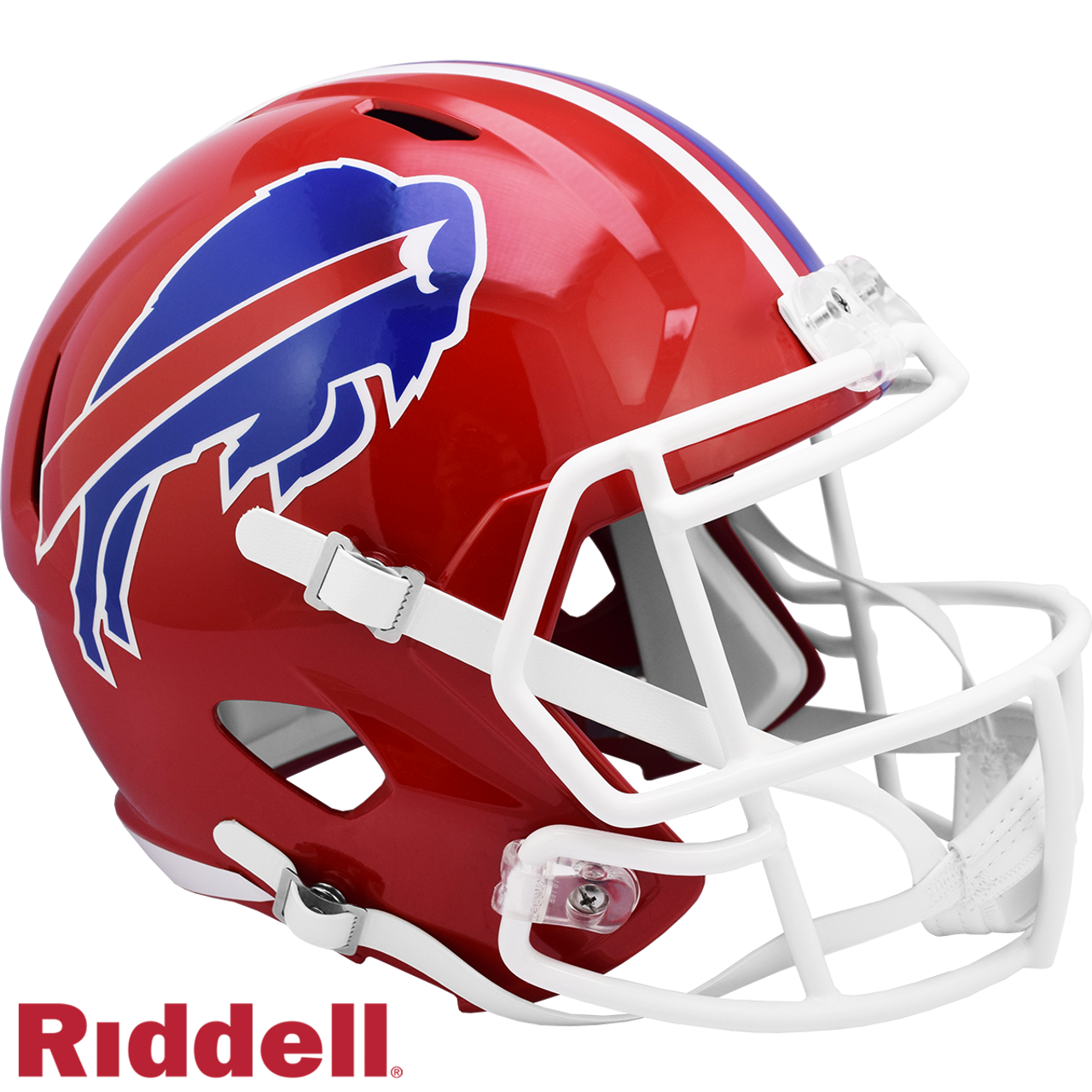 Buffalo Bills Helmet Riddell Replica Full Size Speed Style 1987-2001 T/B - Sports Collectibles, Sports Memorabilia, Sports Fan Shop, Sports Gifts