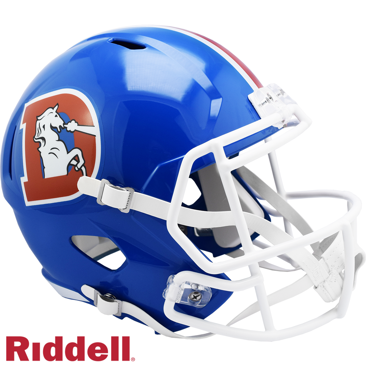 Denver Broncos Helmet Riddell Replica Full Size Speed Style 1975-1996 T/B - Sports Collectibles, Sports Memorabilia, Sports Fan Shop, Sports Gifts