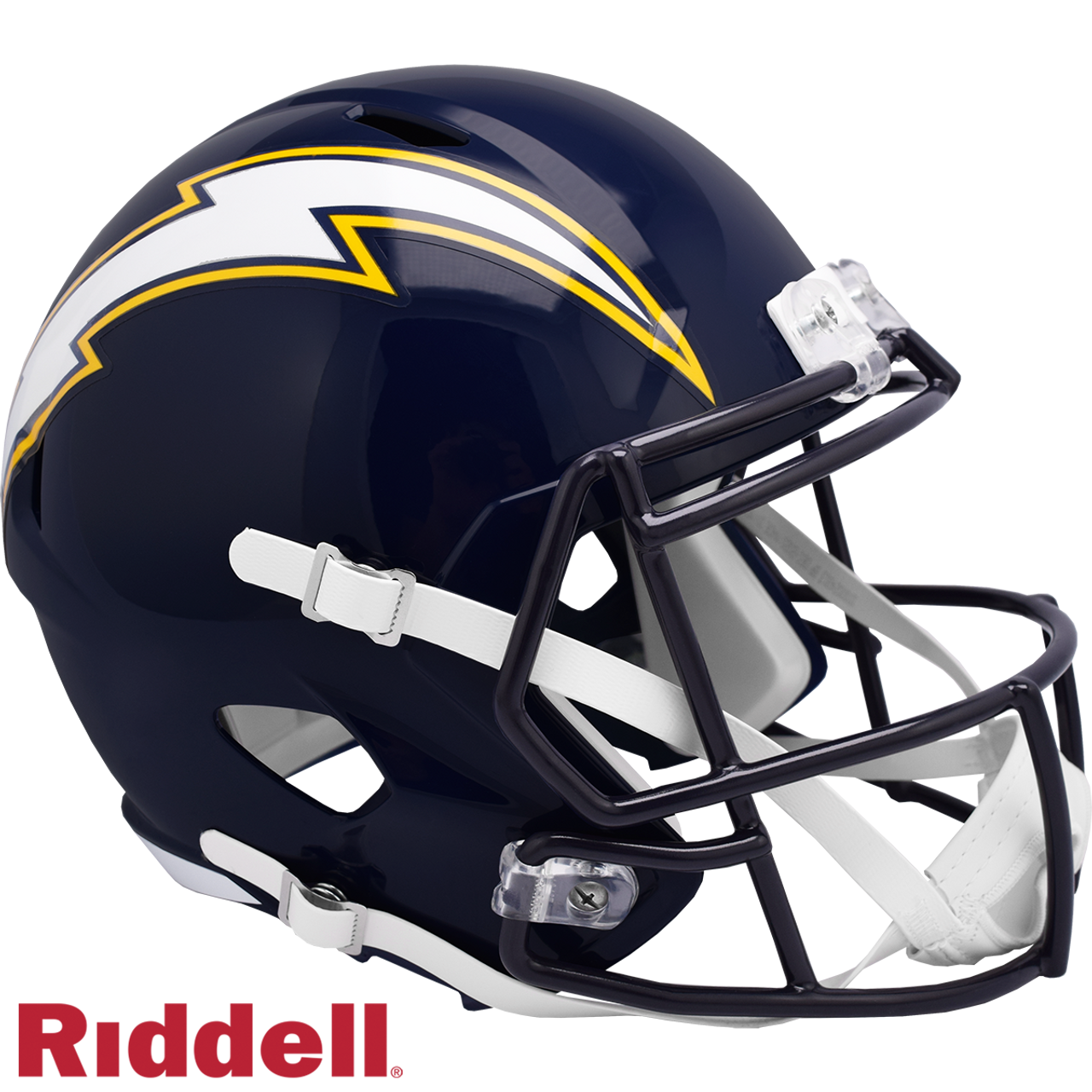 Los Angeles Chargers Helmet Riddell Replica Full Size Speed Style 1988-2006 T/B - Sports Collectibles, Sports Memorabilia, Sports Fan Shop, Sports Gifts