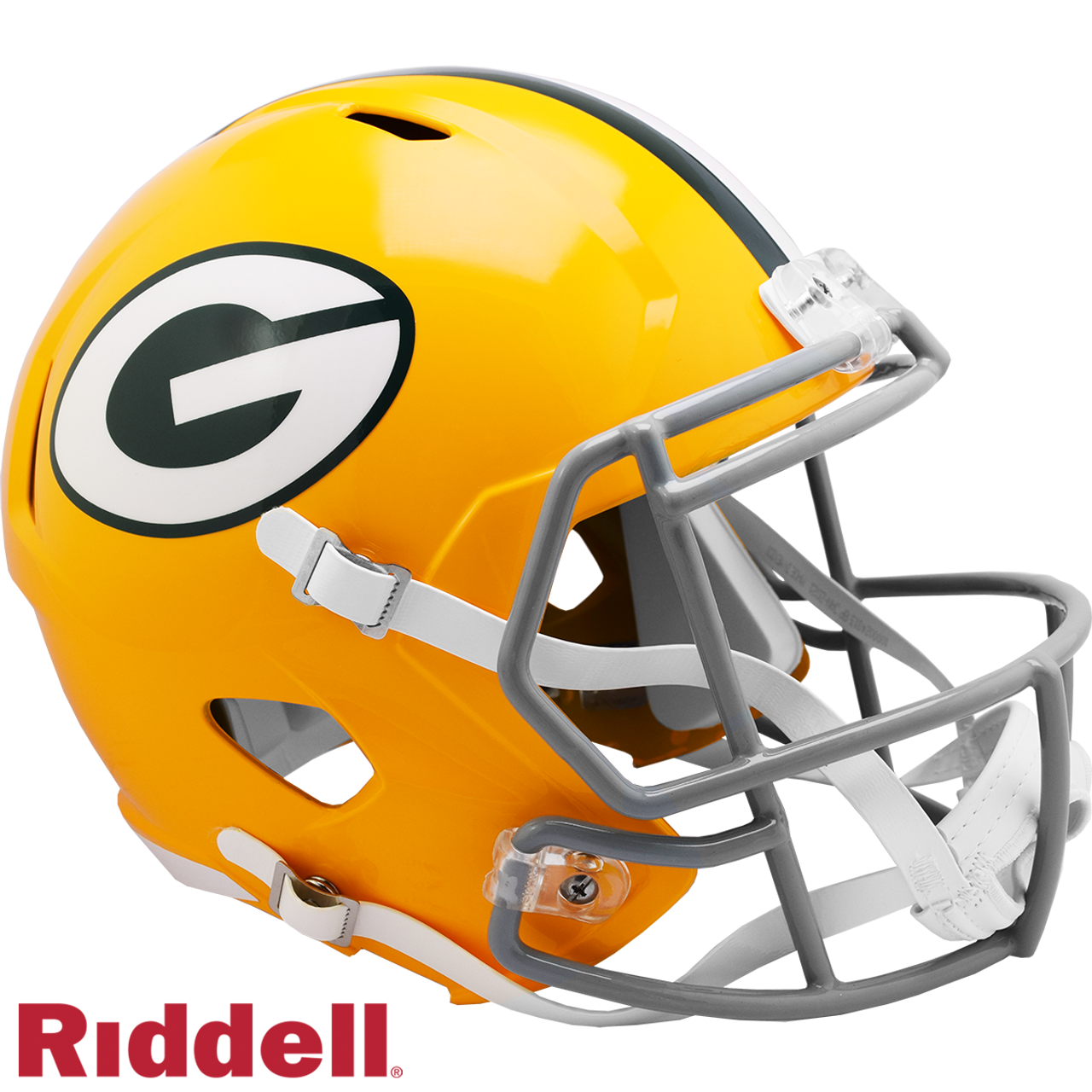 Green Bay Packers Helmet Riddell Replica Full Size Speed Style 1961-1979 T/B - Sports Collectibles, Sports Memorabilia, Sports Fan Shop, Sports Gifts