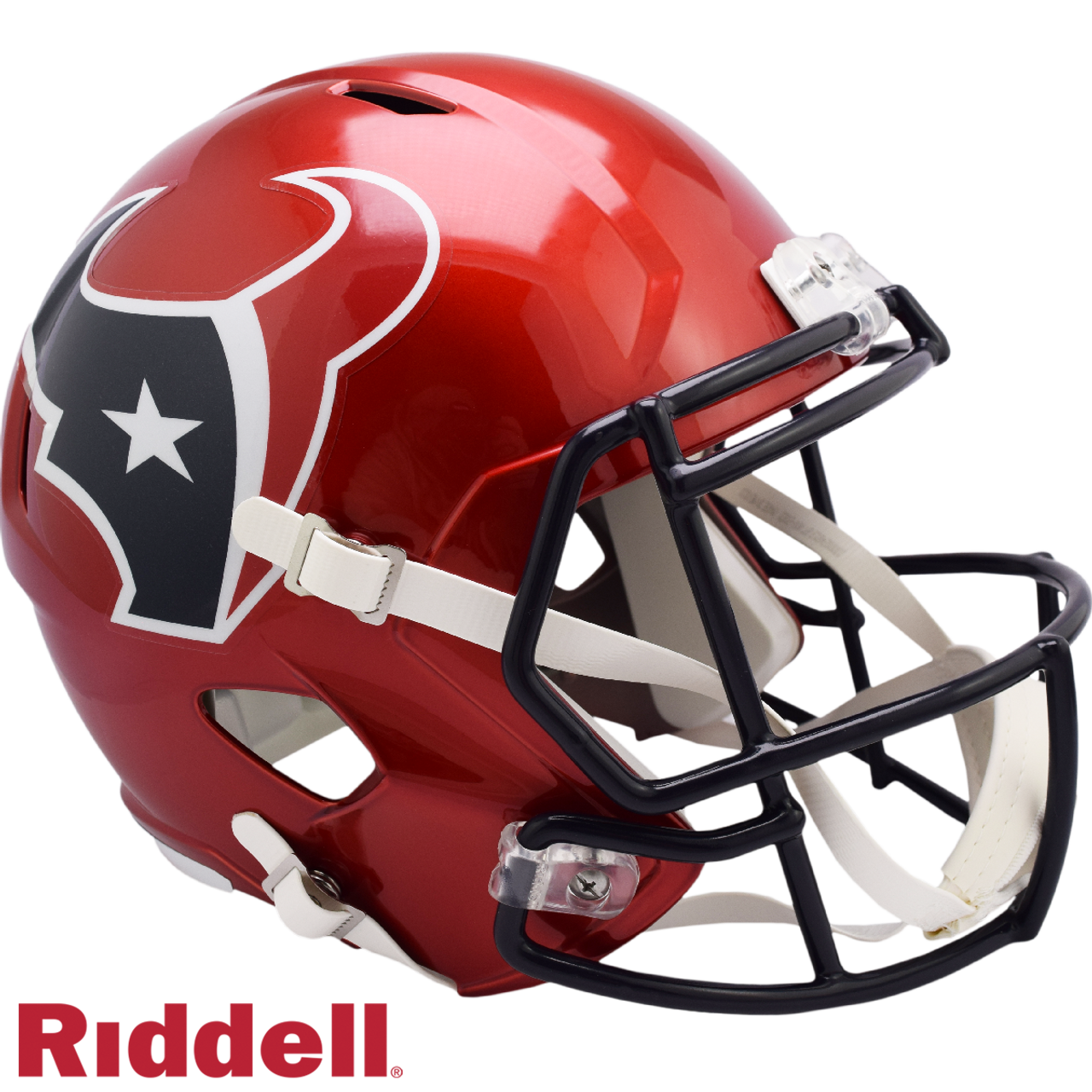 Houston Texans Helmet Riddell Replica Full Size Speed Style On-Field Alternate - Sports Collectibles, Sports Memorabilia, Sports Fan Shop, Sports Gifts