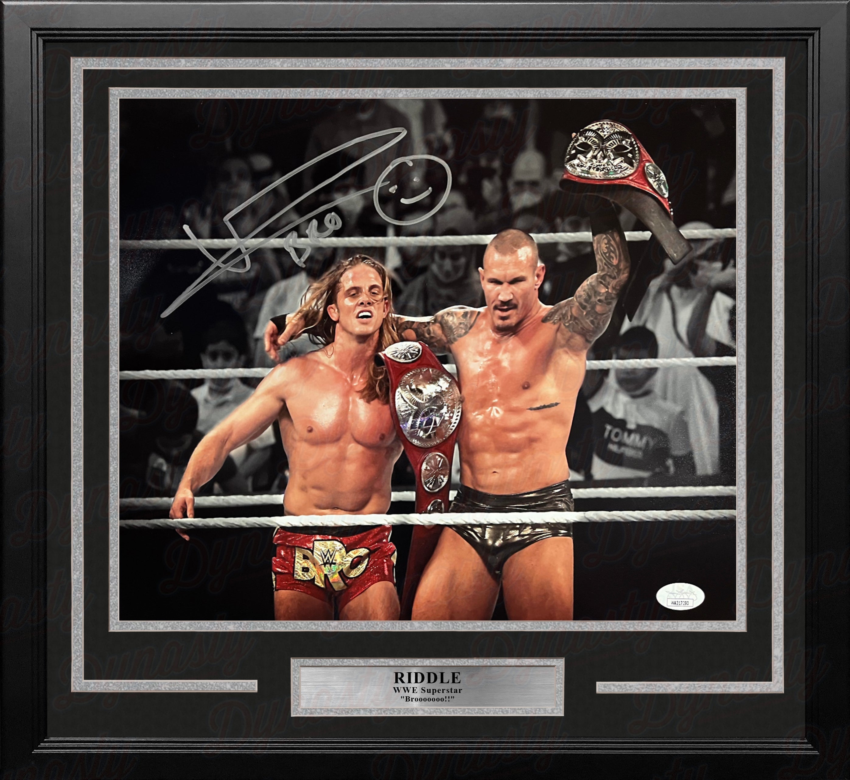 Riddle RK-Bro Autographed Framed WWE Wrestling Photo - Sports Collectibles, Sports Memorabilia, Sports Fan Shop, Sports Gifts