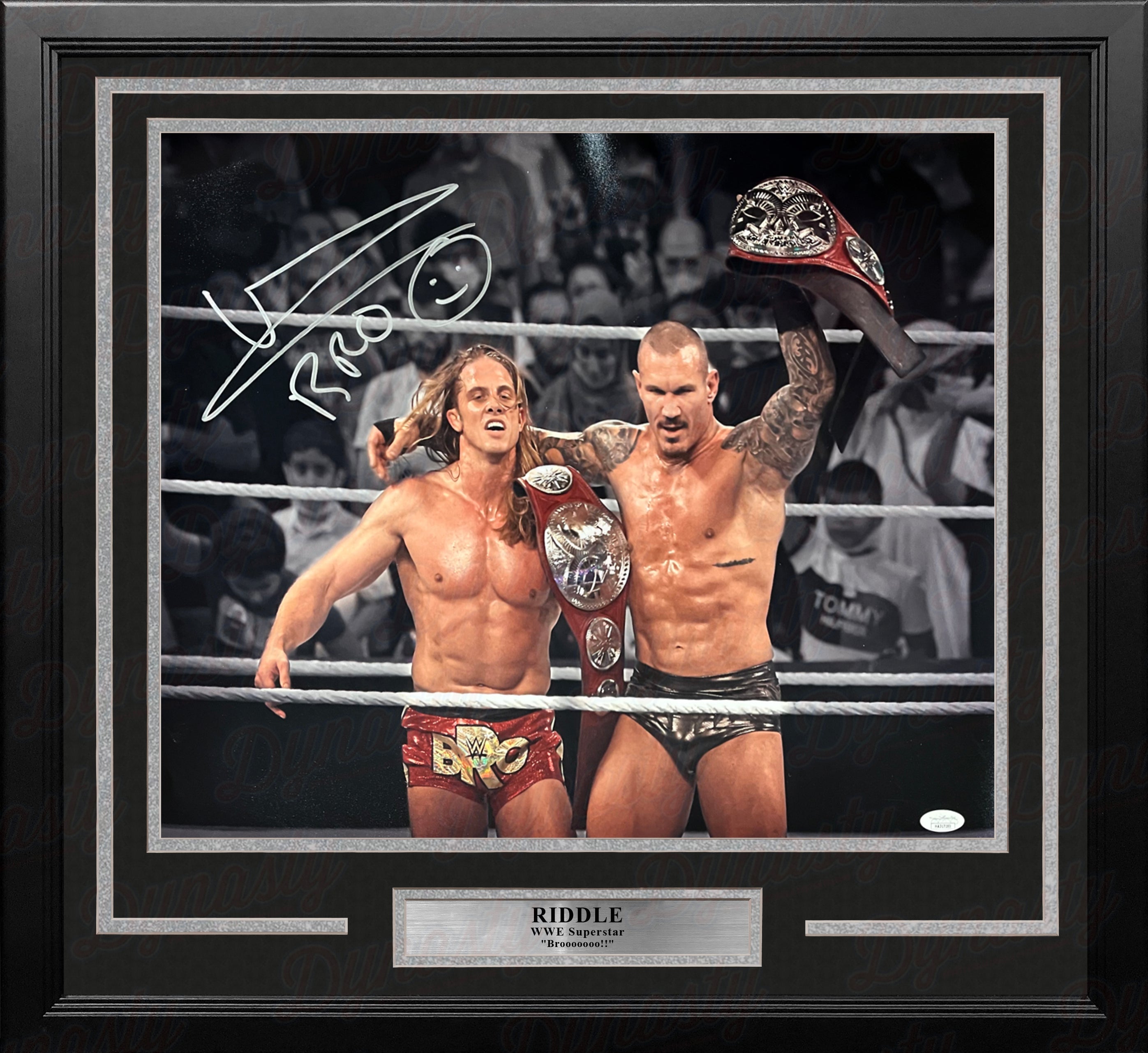 Riddle RK-Bro Autographed Framed WWE Wrestling Photo - Sports Collectibles, Sports Memorabilia, Sports Fan Shop, Sports Gifts