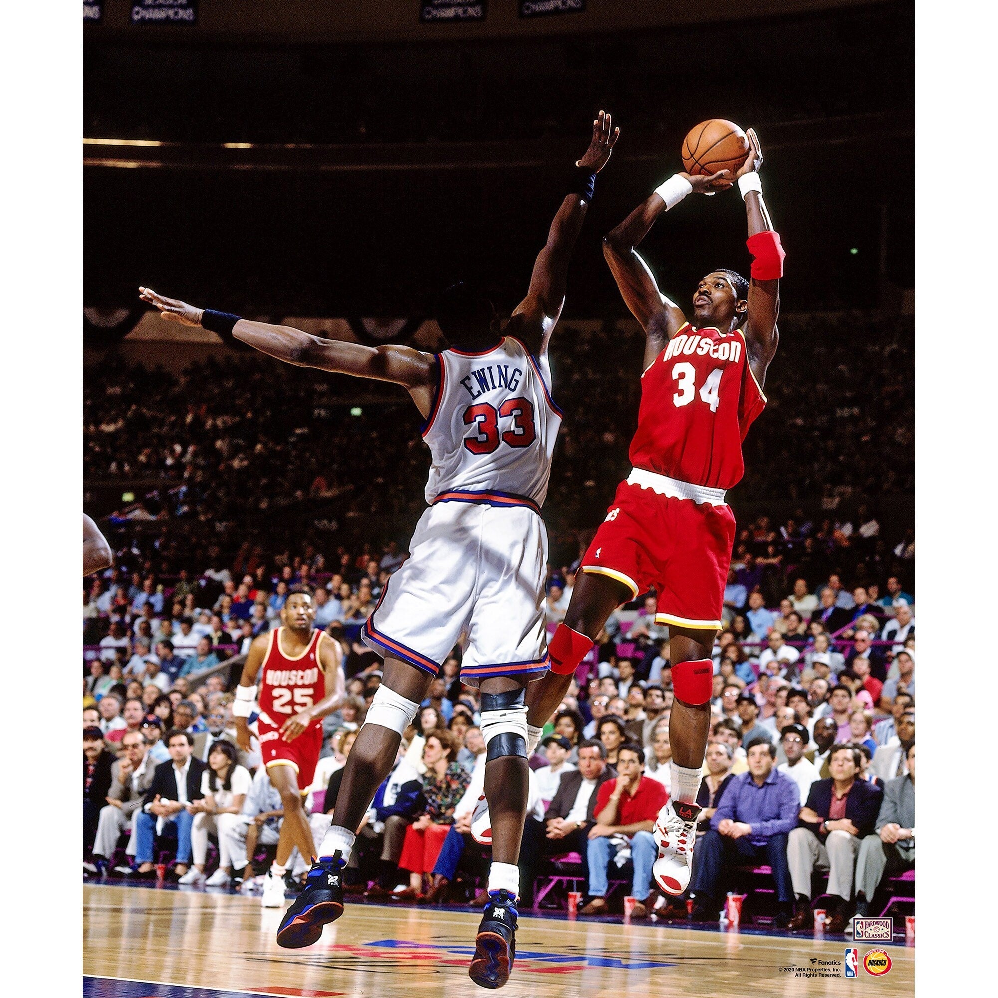 Hakeem Olajuwon in Action Houston Rockets 8" x 10" Basketball Photo - Sports Collectibles, Sports Memorabilia, Sports Fan Shop, Sports Gifts