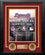 NBA Basketball Photo Picture Frame Kit - Houston Rockets (Red Matting, Yellow Trim) - Sports Collectibles, Sports Memorabilia, Sports Fan Shop, Sports Gifts