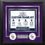 MLB Baseball Photo Picture Frame Kit - Colorado Rockies (Black Matting, Purple Trim)